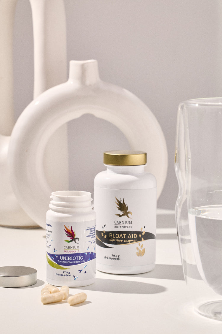 Пакет "Оптимално храносмилане и здрави черва" (Bloat Aid + Unibiotic)