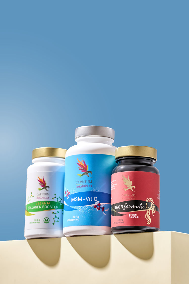 Пакет "Дълга, здрава и блестяща коса" (Hair Formula + MSM + VCB)