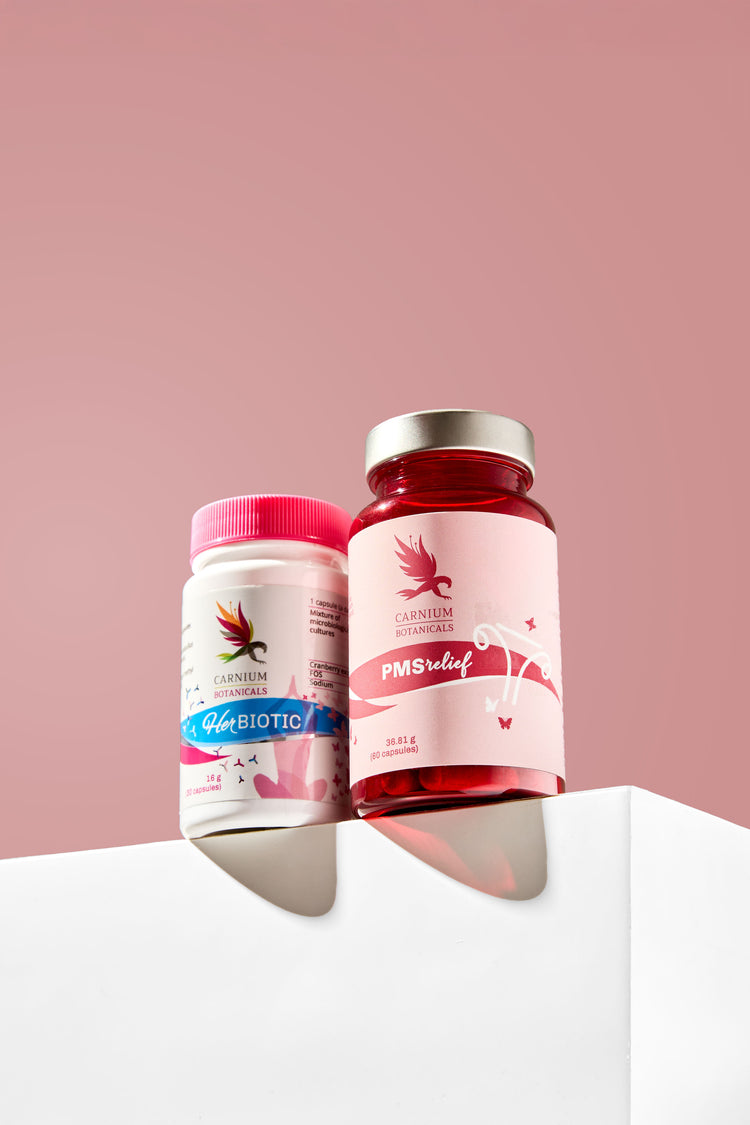 Пакет "Безболезнен цикъл" (Her Biotic + PMS Relief)