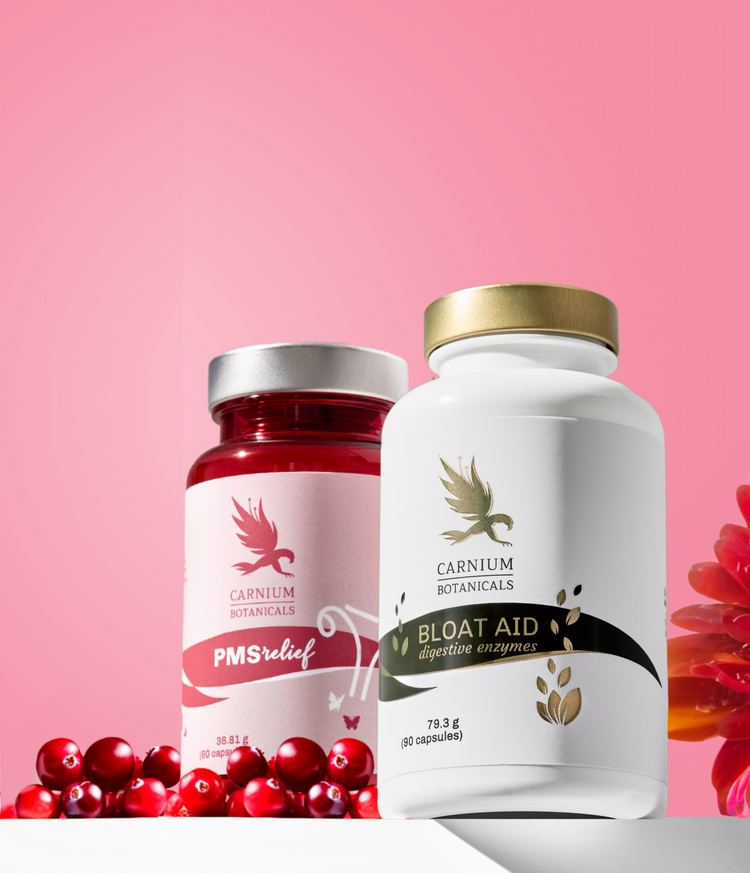 Пакет "Край на подуването и ПМС" (PMS Relief + Bloat Aid)