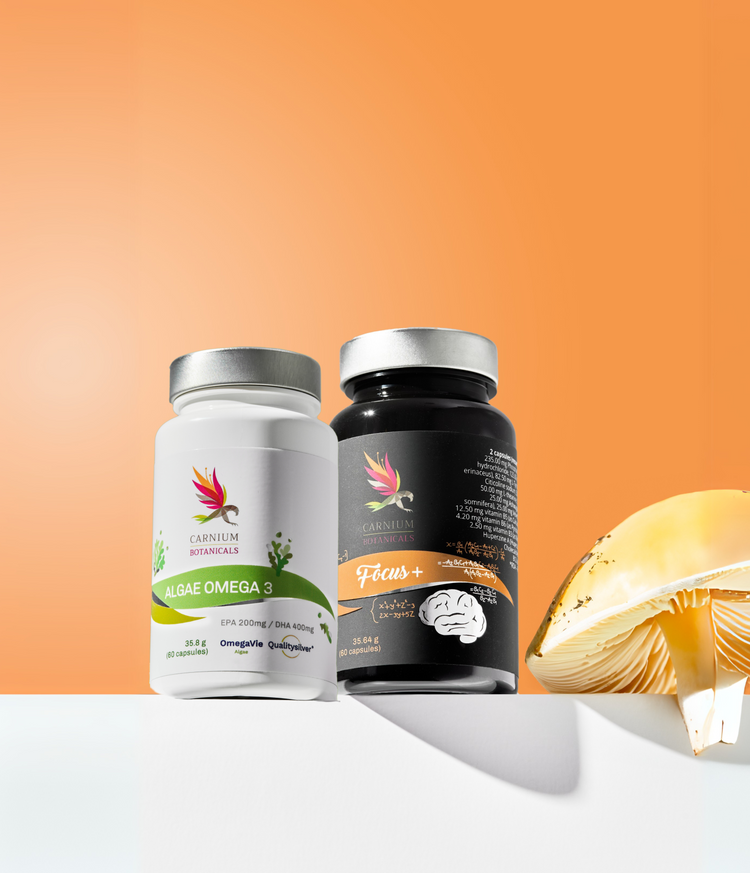 Пакет "Отключи потенциала на мозъка си" (Algae Omega 3 + Focus+)