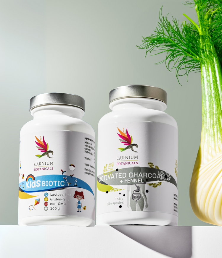 Пакет "Спокойни коремчета и силен имунитет" (Kids Biotic + Активен въглен & копър)